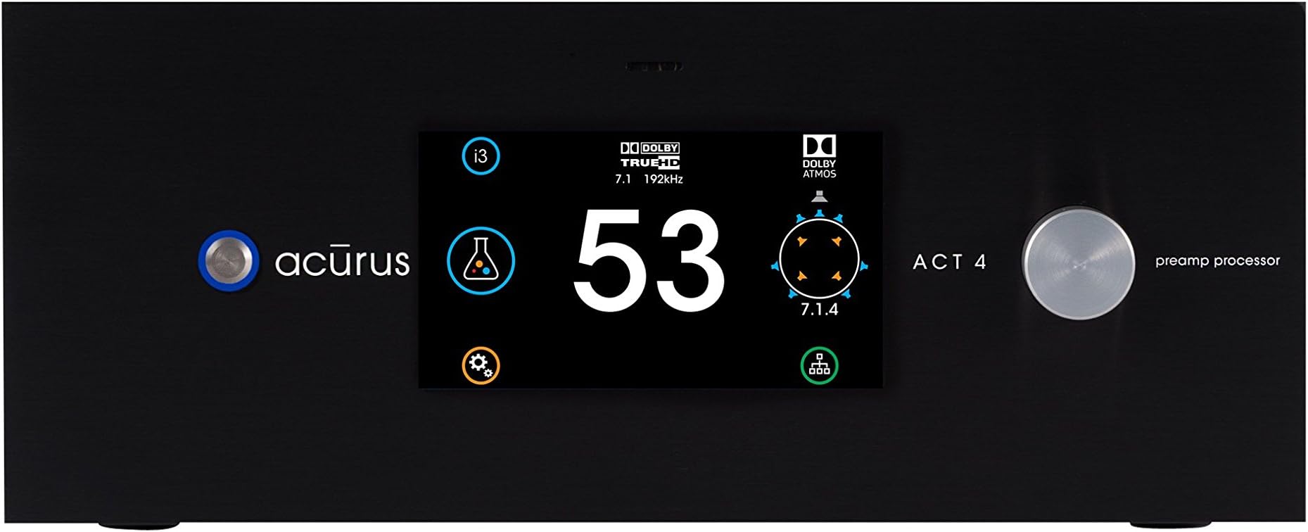 Indy Audio Labs ACT 4 1G BK 120V Audio Component Preamplifiers Acurus (Black)