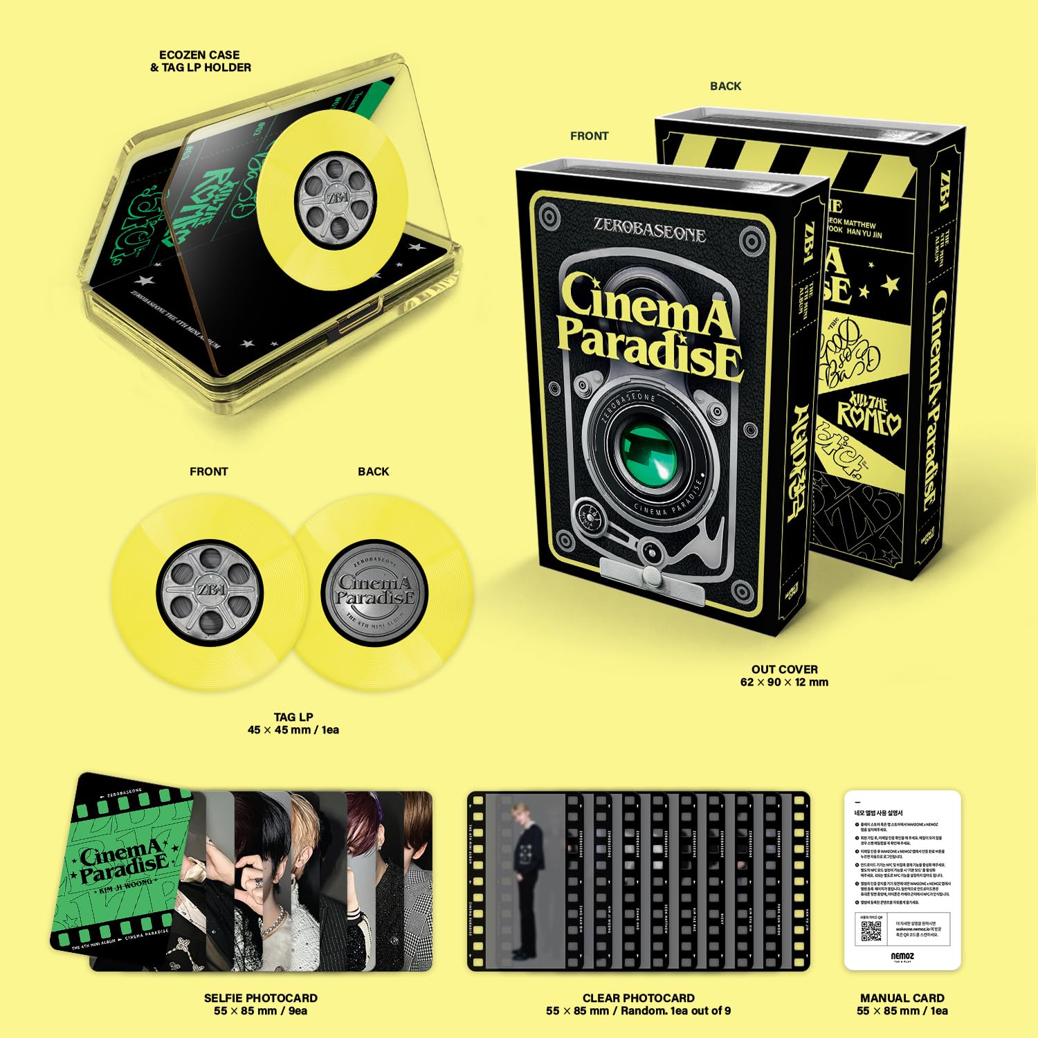 ZEROBASEONE - The 4th Mini Album [CINEMA PARADISE] (FILM Ver.) Out