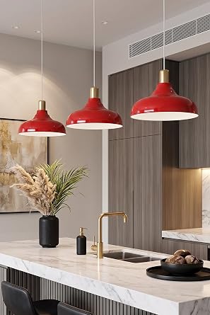 Marrien Lora Gold Sarkıt Avize, Bohem Tavan Lambası ve Salon Mutfak Aydınlatması - Turuncu - 33 cm - Modern Dekoratif Tavan Armatürü [Enerji Sınıfı A]