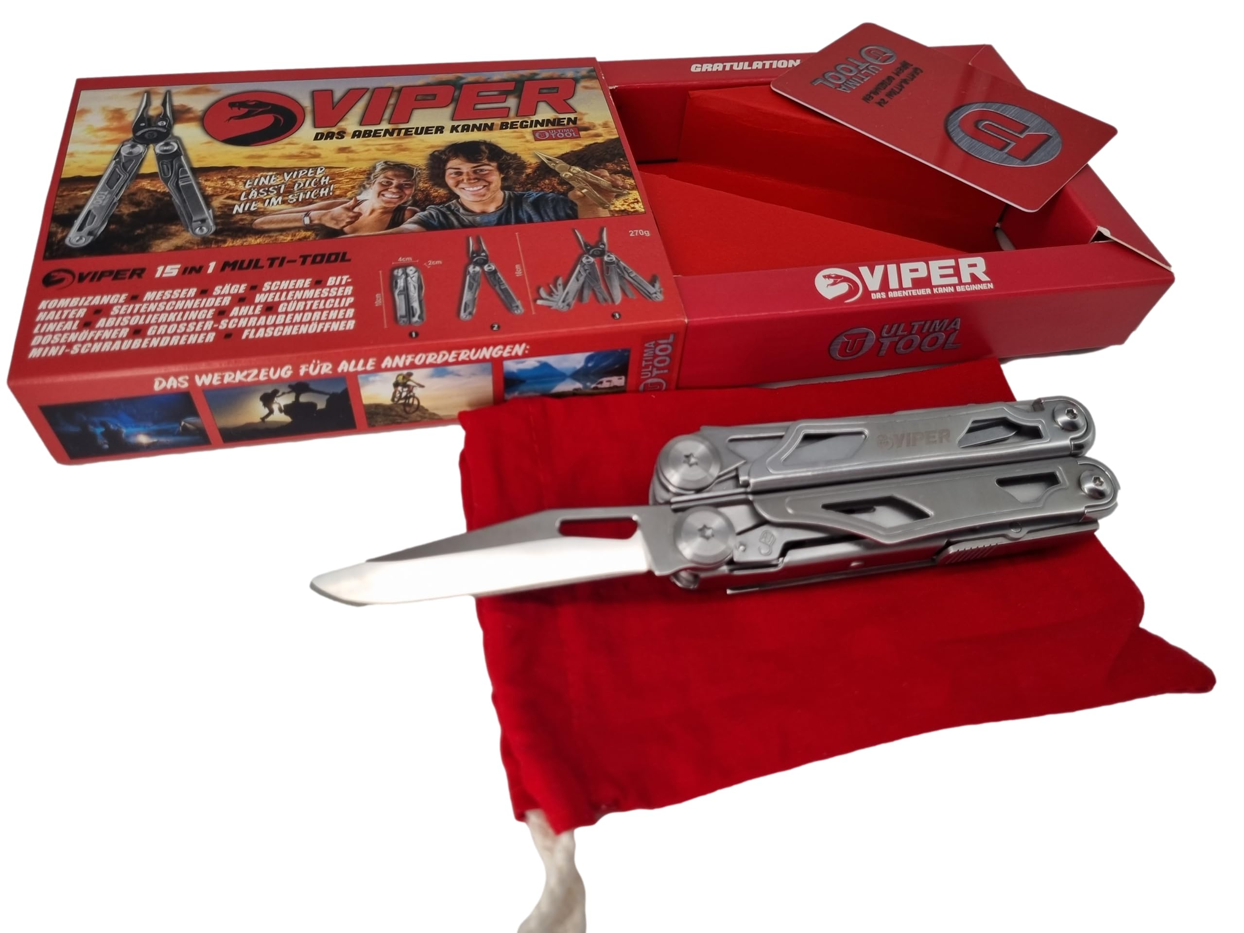 Ultima narzędzie ręczne szczypce wielofunkcyjne z 15 komponentami narzędziowymi multitool pliers ultimate tool bity uchwyt do bitów