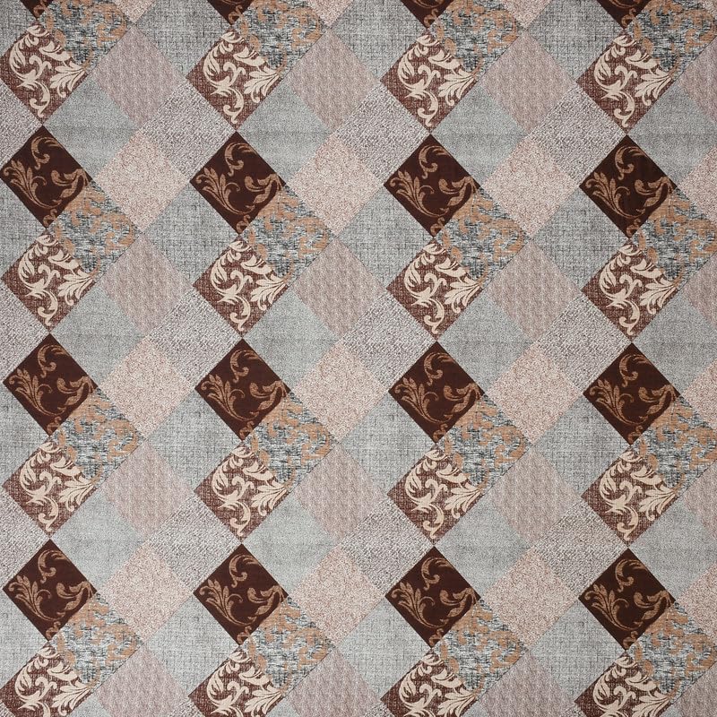 Image of NEW LEAF Cotton Fitted King Size Bedsheets with 2 Pillow Covers | Elastic Fitted | Wrinklefree | Ultrasoft |Winter Bedsheet 220 tc tc Floral | 710x72+10 Inches, Beige Brown