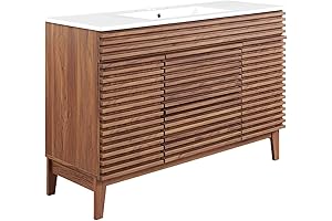 Inviting 48" Bathroom Vanity with Complementary Top and Sink for a Refreshing Bathroom Ambiance