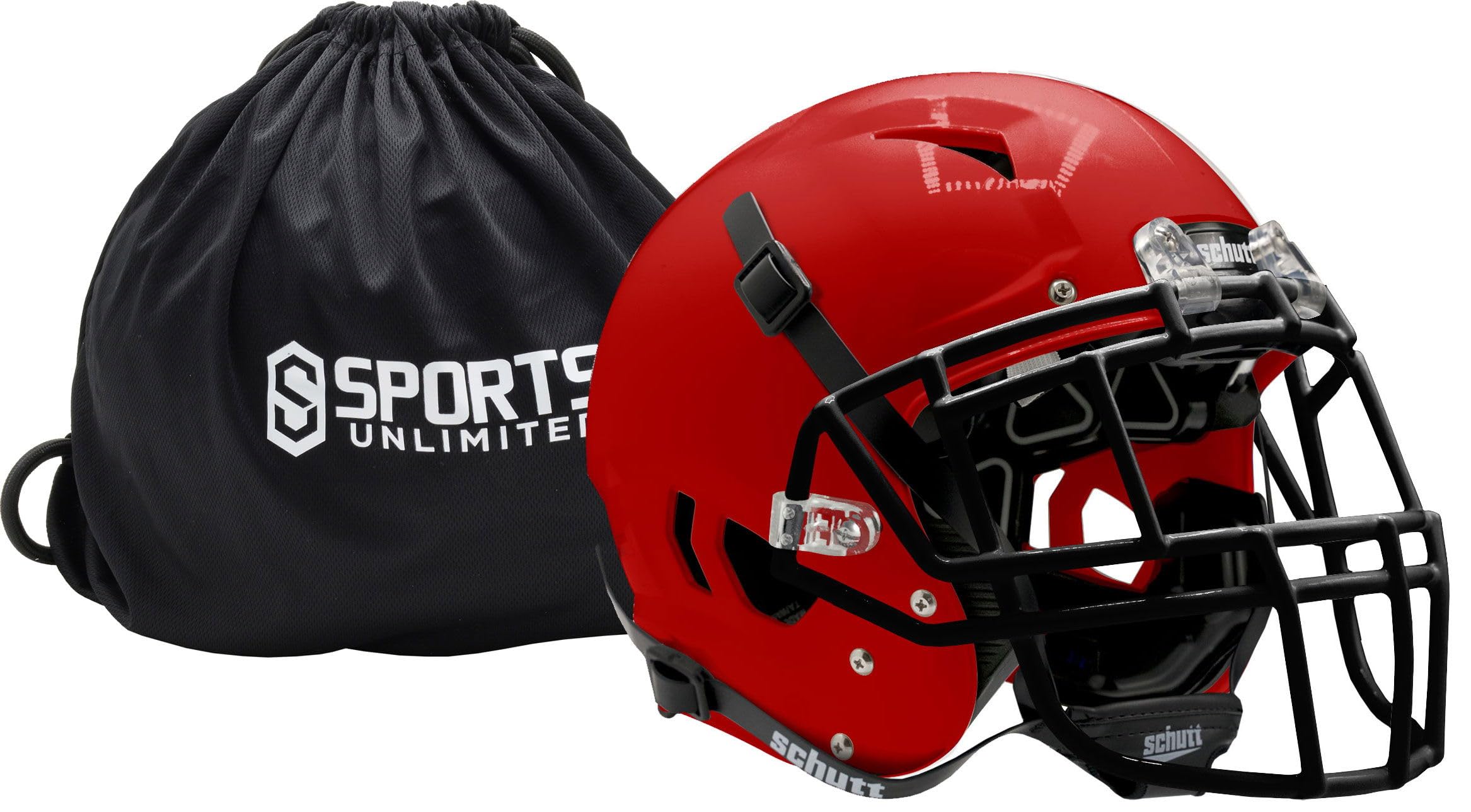 Schutt Vengeance A11 Youth Football Helmet with unattached Facemask and Sports Unlimited Helmet Bag