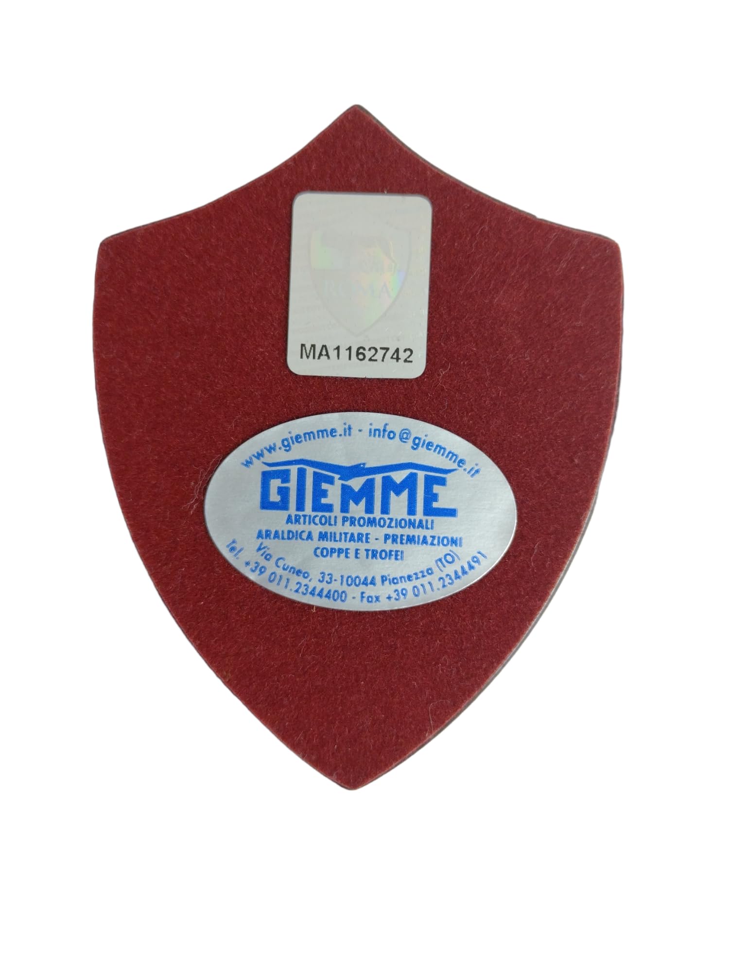 Generico Fermacarte Stemma Compatibile con AS Roma in Ceramica