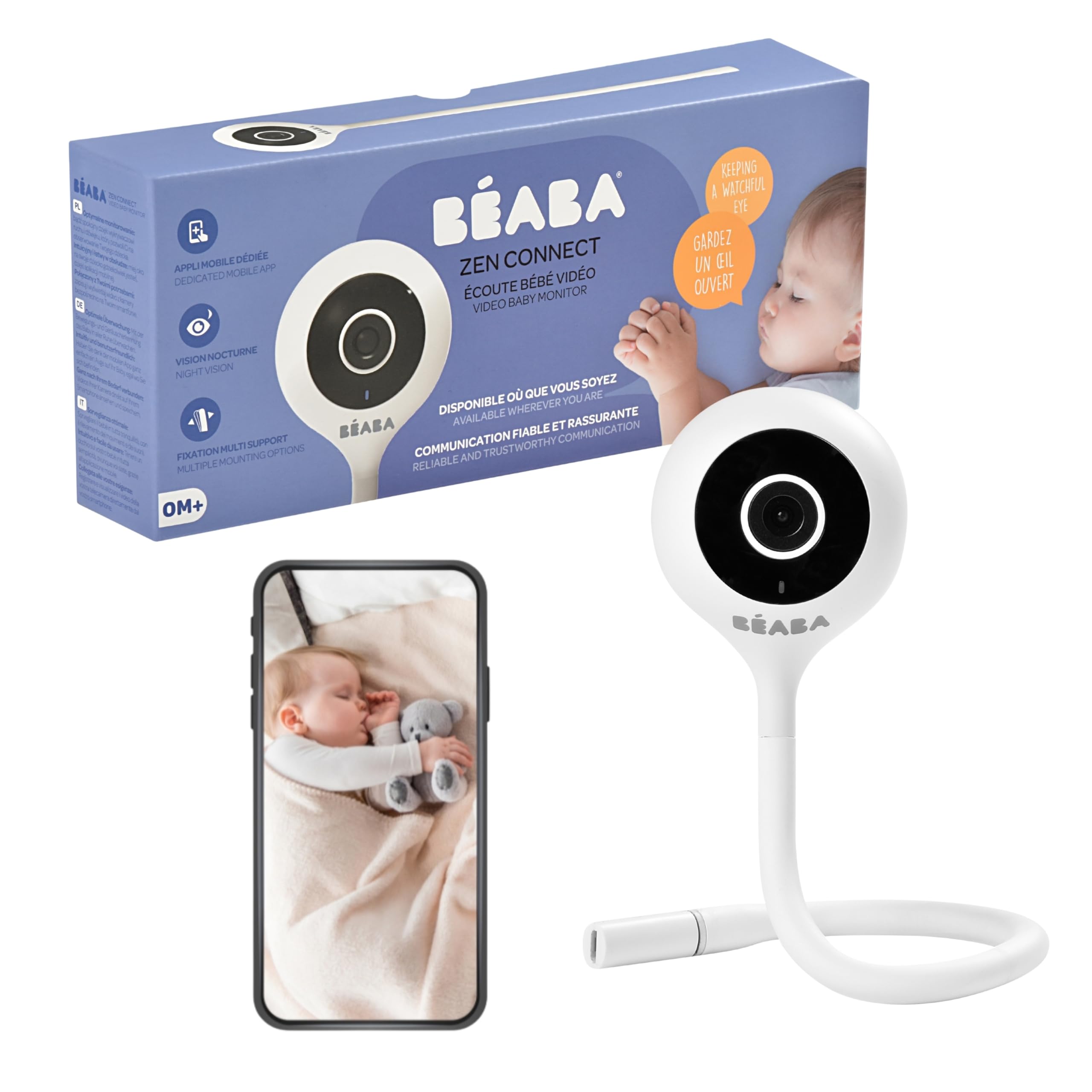 Béaba 930295 Babyphone, weiß