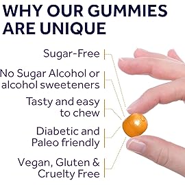 Magnesium Citrate Gummies - Sugar-Free, Vegan and Non-GMO for Better Sleep and Relaxation - No Sugar Alcohol - Magnesium Supplement for Adults, Teens and Kids - Tropical Fruit - 240 Chews