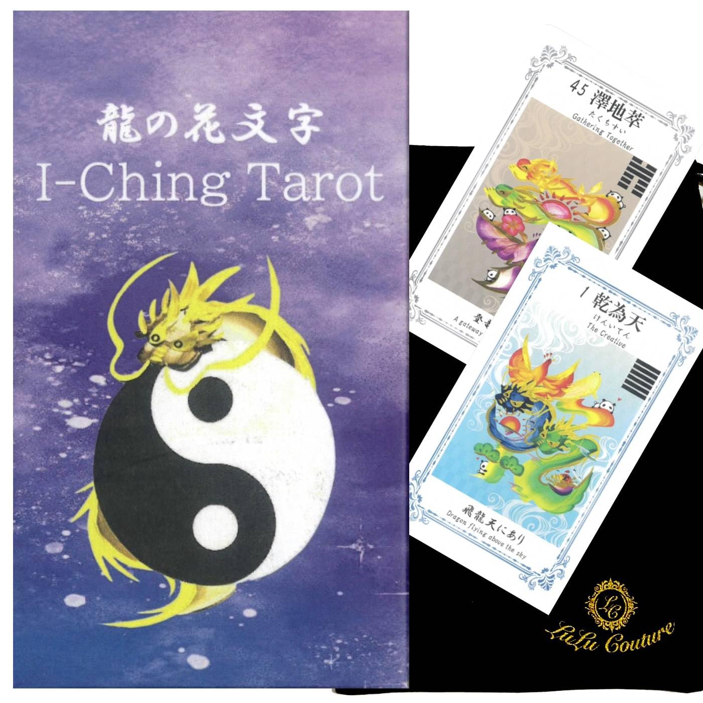 Amazon.co.jp: 【日本語】龍の花文字I-Ching Tarot（イーチンタロット 