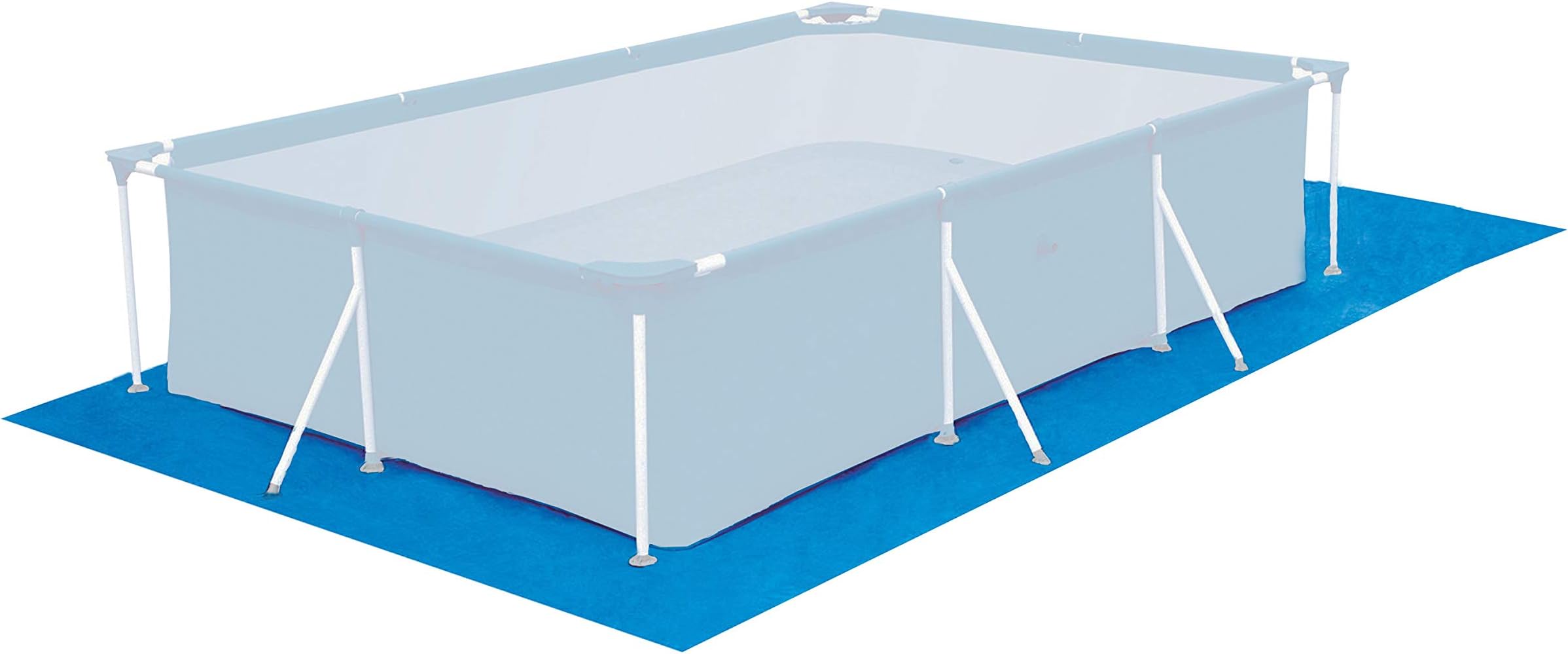 OXO Poolabdeckplane 7x3,5m - 500 Mikron, Dunkelblau, Wärmespeichernd & Langlebig