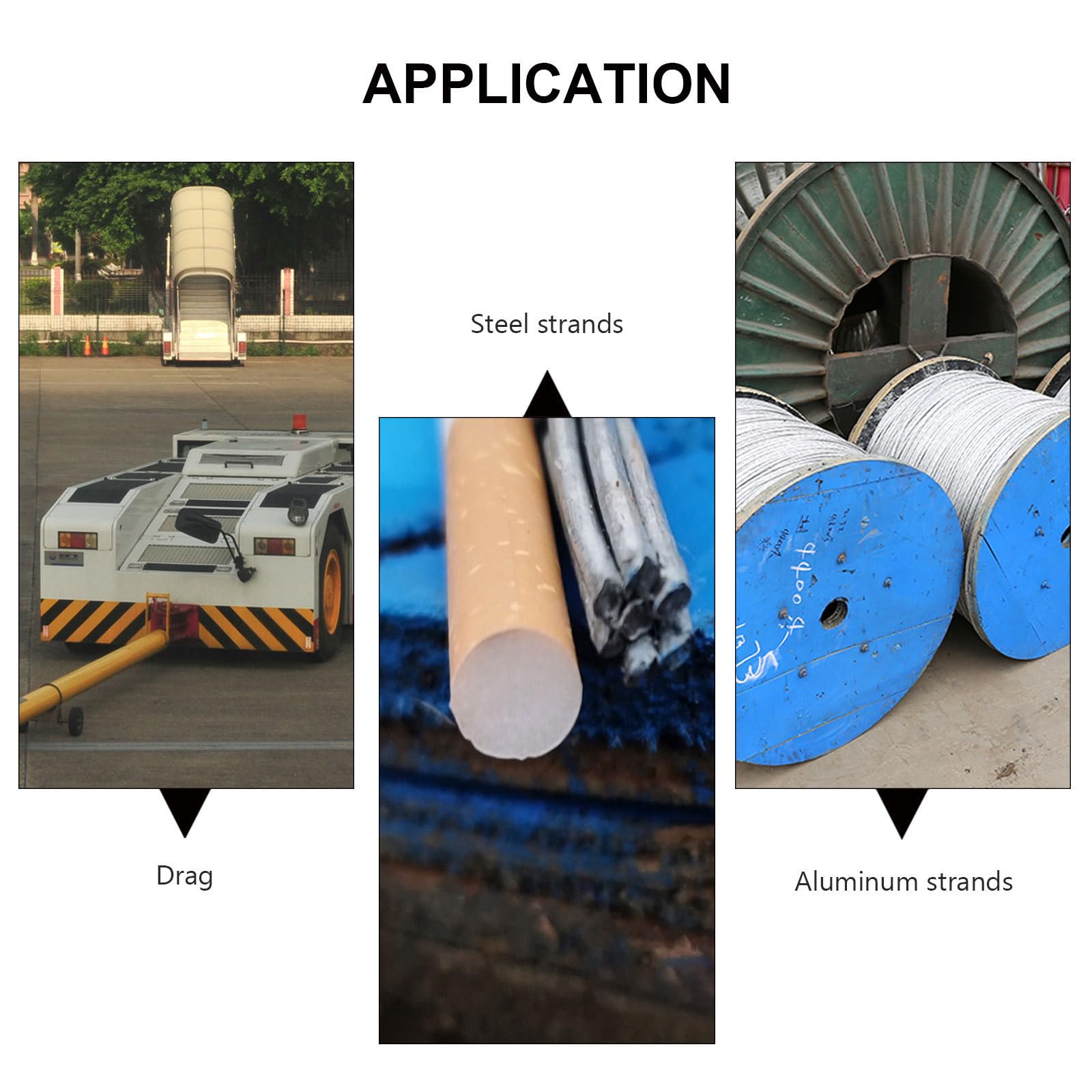 SOLUSTRE Tendeur de Câble et Poids Léger Structure Compacte en Acier au Carbone Haute Résistance Serrage de Fils en Usage Industriel