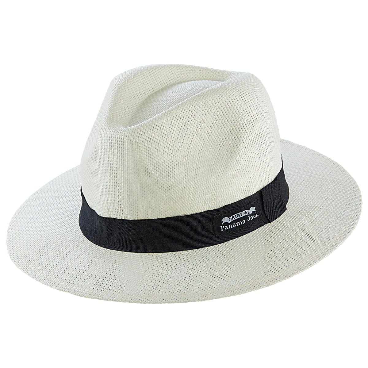 Panama Jack Mens Straw Safari Hat – Handwoven Matte Toyo Sun Hat