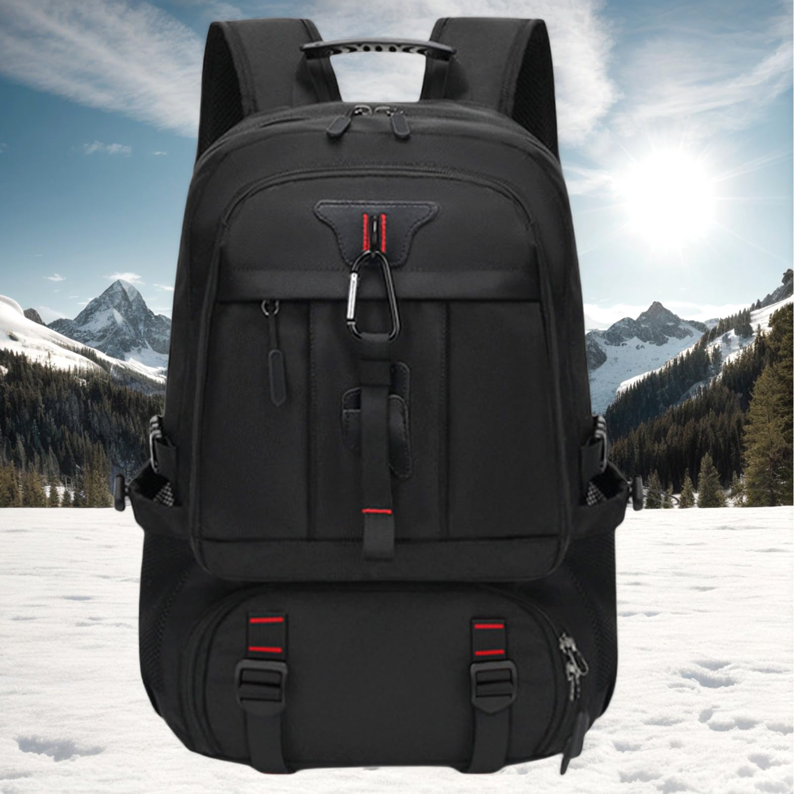 Zaini impermeabili per viaggio Spallacci Regolabili con Porta di Ricarica | Capiente e Traspirante da Trekking per Attività Outdoor Picnic Ciclismo Sport Campeggio Hotel Uomo Donna