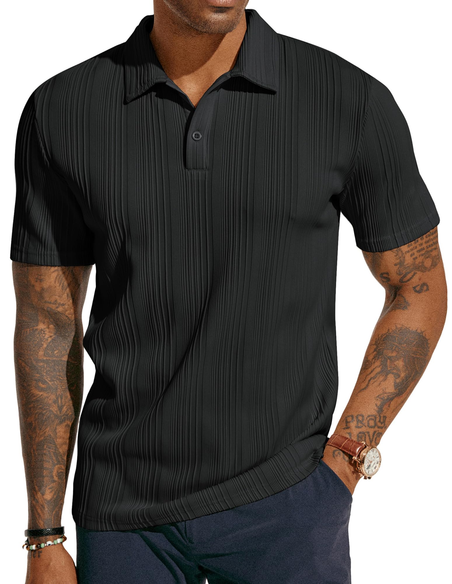 PJ PAUL JONES Poloshirts für Herren Kurzarm Casual T Shirts Polo Shirts