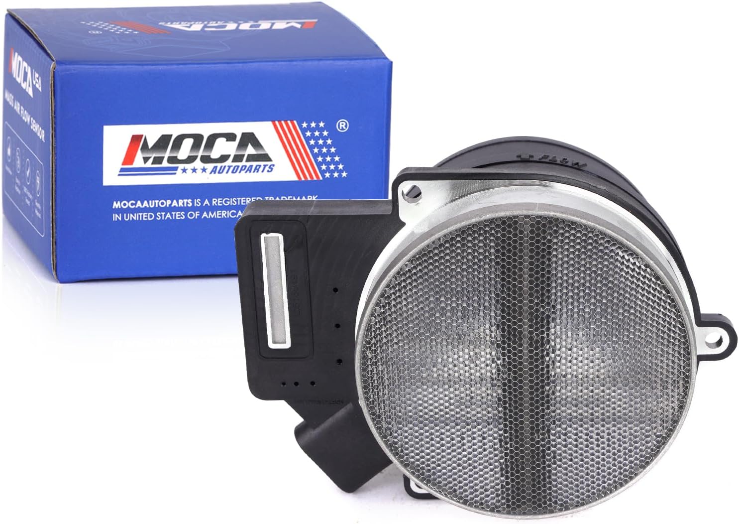 MOCA Mass Air Flow Sensor Fit for Buick 2004-2007 Rainier 5.3L, for Cadillac 2002-2006 Escalade 6.0L, for Chevrolet 2003-2009 C4500 Kodiak C5500 Kodiak 8.1L, for GMC 2001-2006 Sierra 3500 6.0L