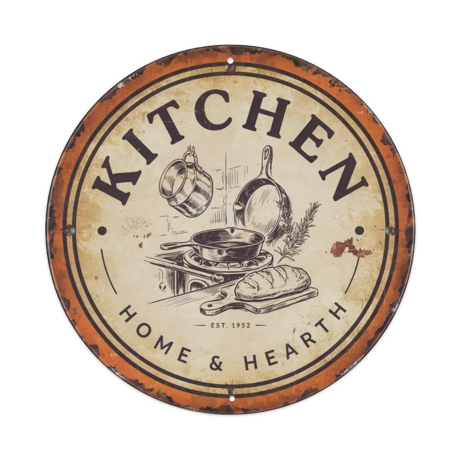 Retro Cooking Quote Metal Wall Plaque Metal Tin Sign Plaque