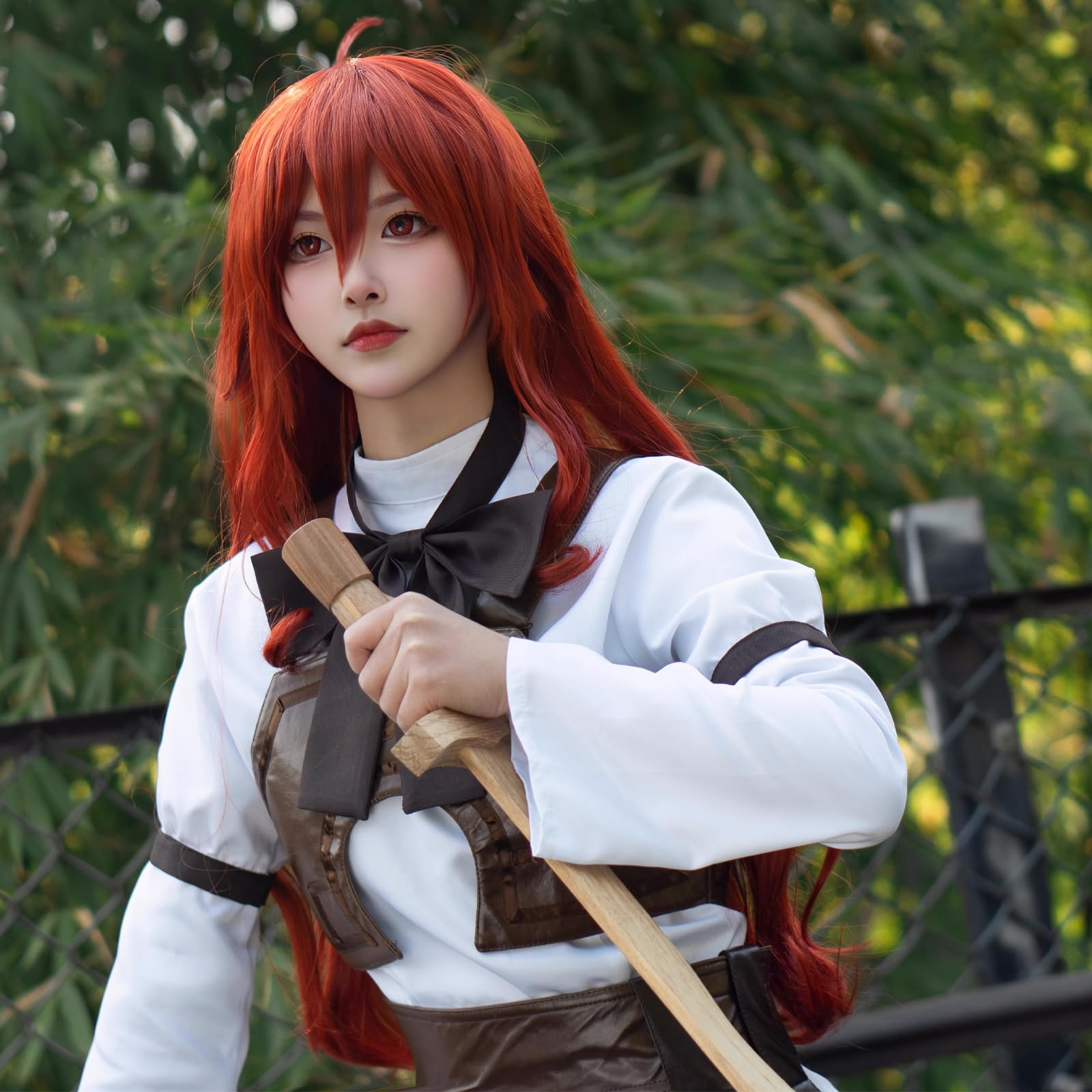 Amazon.co.jp: Plazhen 無職転生 コスプレ エリス コスプレ衣装 戦闘服 