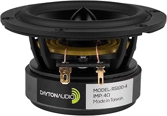 Dayton Audio RS100- 4 4 & quot؛ سائق مرجعي كامل المدى 4 Ohm