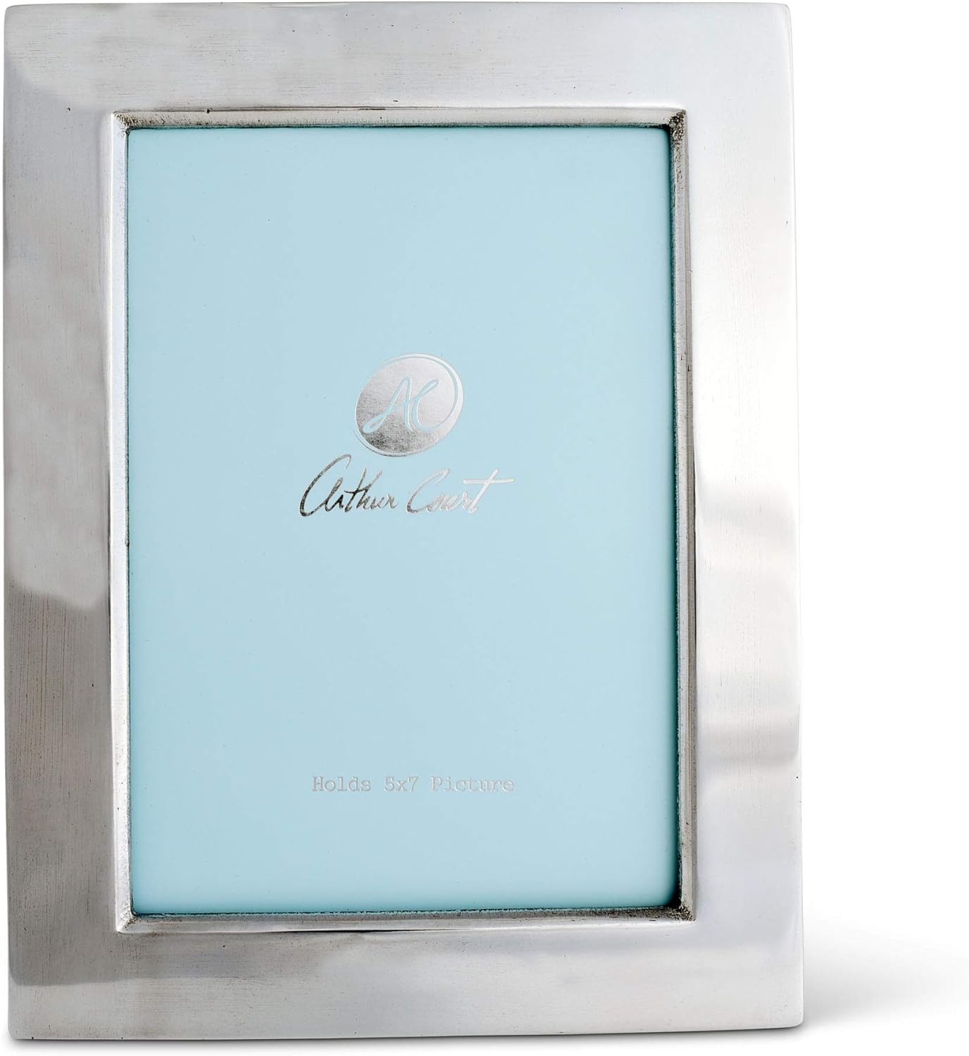 Arthur Court Designs Aluminum Metal 5x7 Classic Engravable Photo Frame