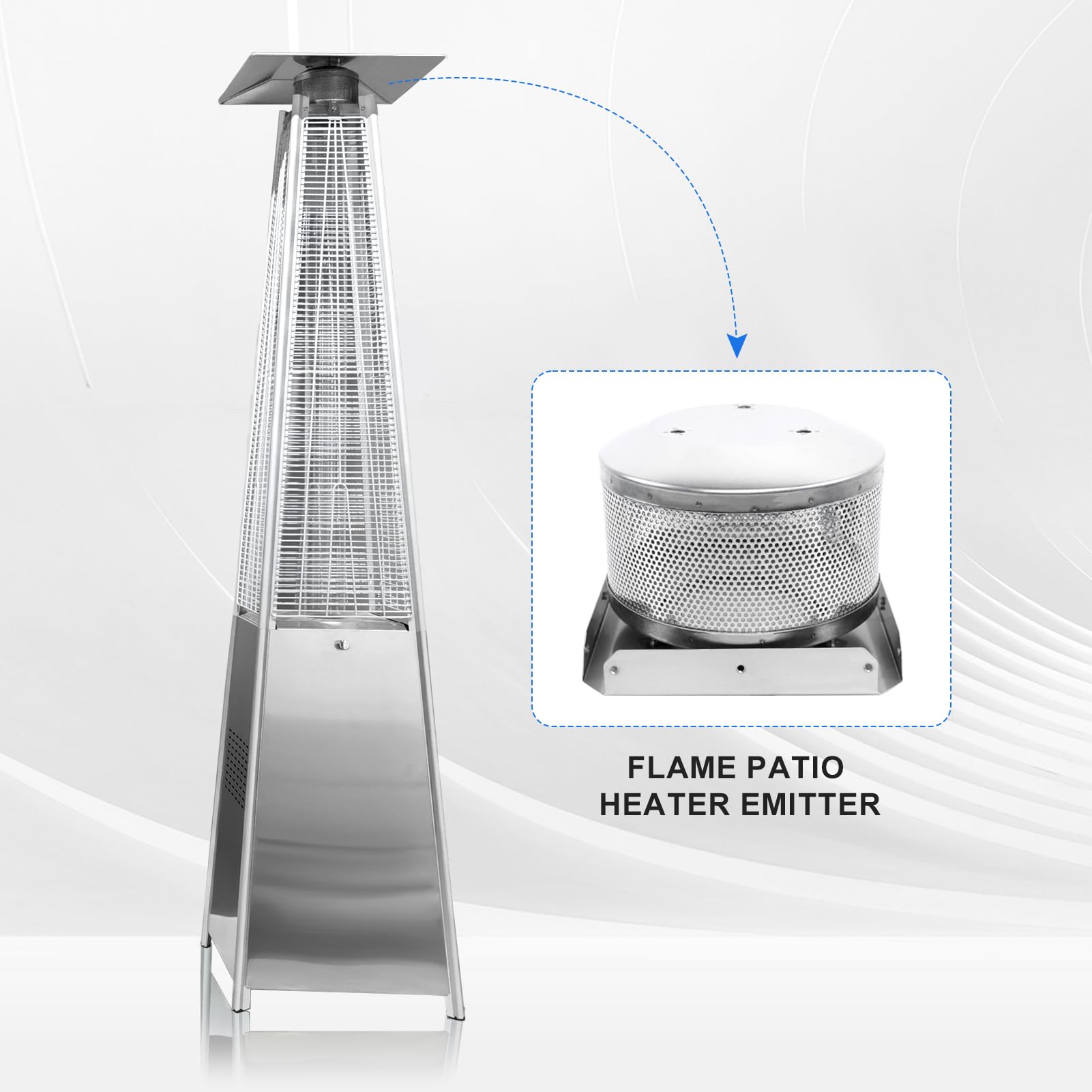 Ersatzteile Für Terrassen-Gasheizer – Sicherheitsset Mit Thermoelement & Zündung, Geeignet Für Niederdruckbrenner