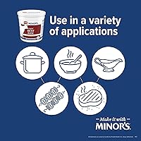 Vista 5 de Minor's Base de Res, Ideal para Caldo de Sopa y Salsas, 0 Gramos de Grasas Trans, Sin MSG Añadido, Recipiente de 16 oz