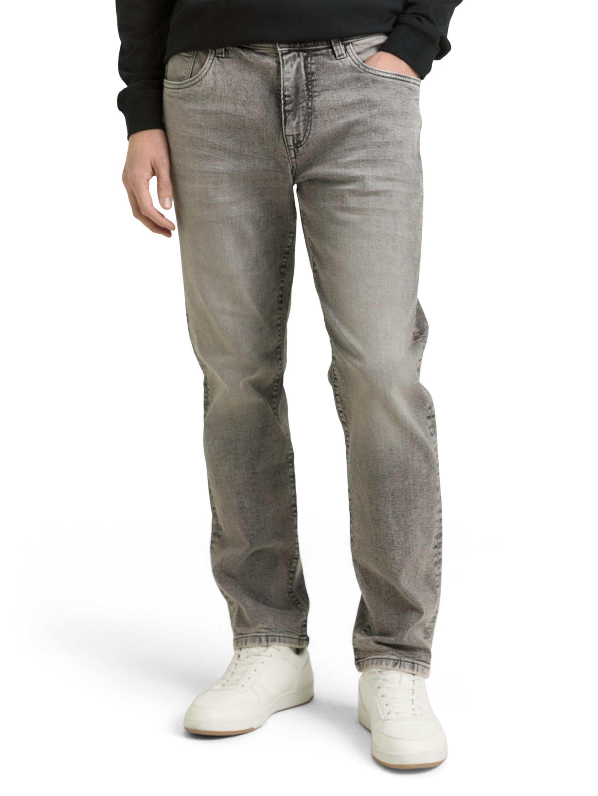 Tom Tailor Herren TTMARVIN Straight Jeans mit Stretch