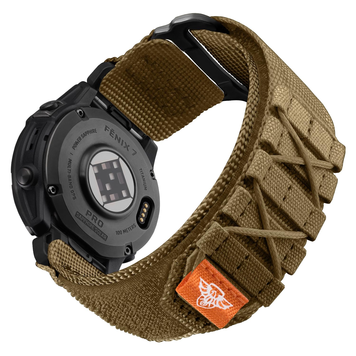 Bandletic Kompatible mit Garmin Fenix 6 Pro/6/Fenix 7/7 Pro/Fenix 8/E/5/5 Pro Armband, 22mm Robust Nylon Geflochten QuickFit Sport Uhrenarmband für Instinct 3 2/Epix 2 Pro/Forerunner 965/955/945
