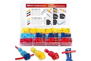 Quick and Effortless Wire Connections: Our 108-Pcs T-Tap Wire Connectors Kit