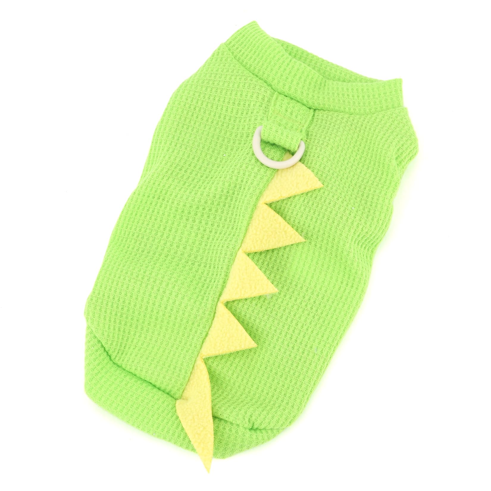 XHYRHTS T-Shirt Dinosaure en Tricot gaufré pour Animal Domestique, pour Petit Chien, Chiot Mignon, Pull, débardeur Respirant, Yorkie, Chihuahua, vêtements de Printemps et d'été, vêtements pour