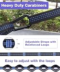 Camping Hammock, MOSFiATA Portable Hammock with Tree Straps adn Attached Carry Bag, Great for for Camping,Hiking, Travel,Backpacking,Outdoors (Purple)