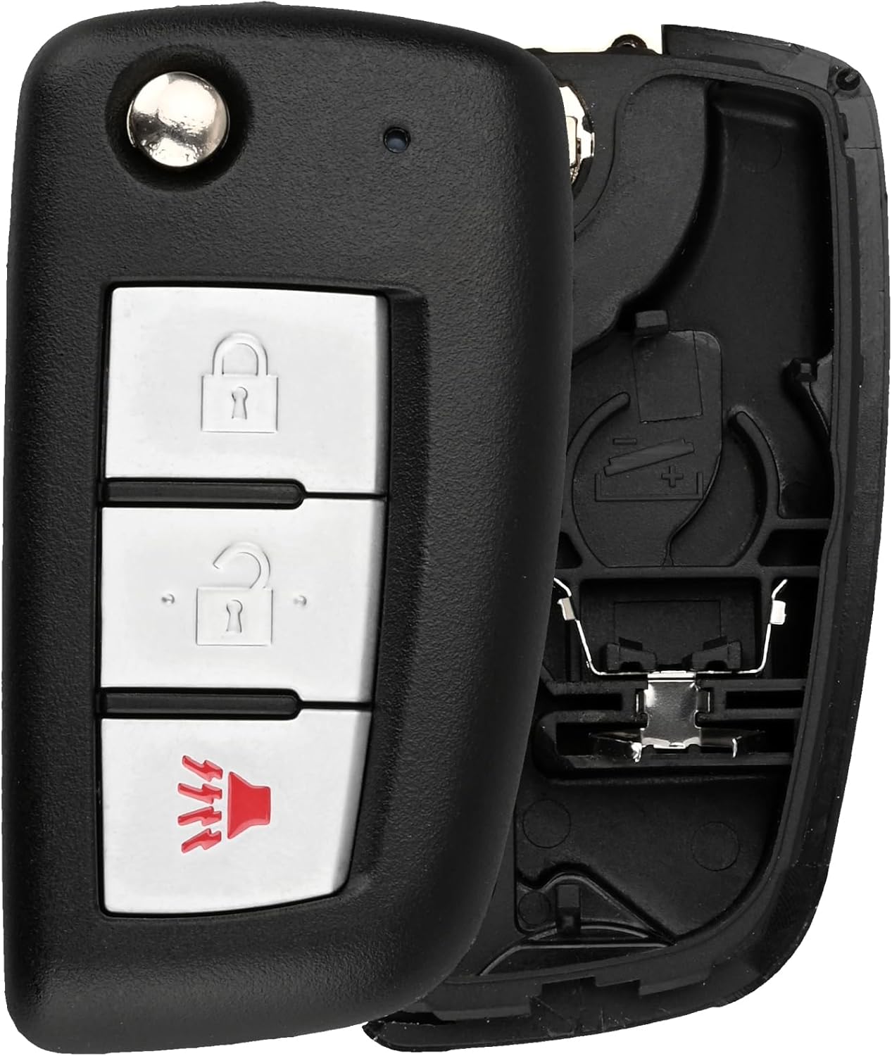 CWTWB1G767 Key Fob Shell Case Compatible with Rogue 2014-2020 Rogue Select 2014-2015 Rogue Sport 2017-2020 2PCS