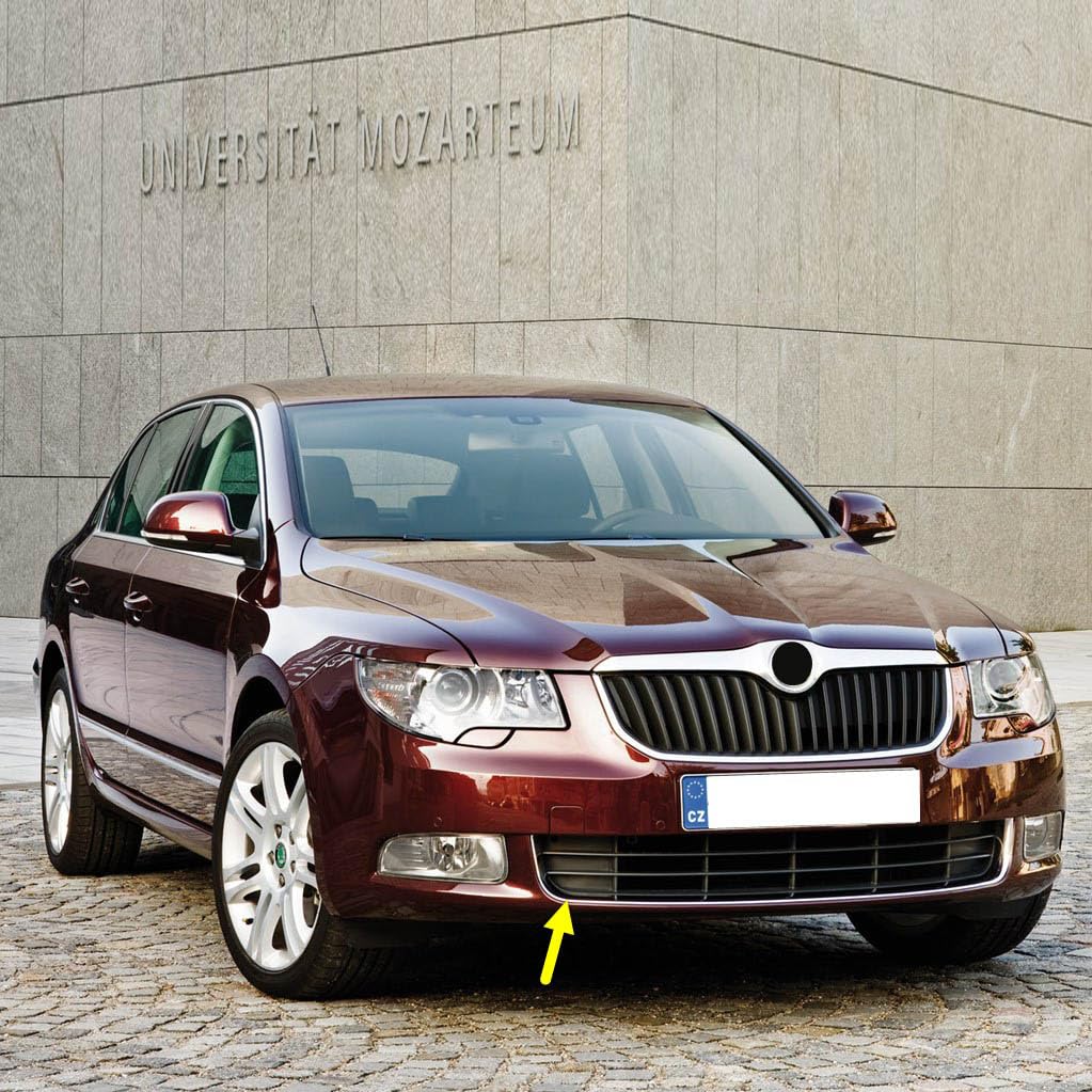 Ön Tampon Orta Izgara Sağ Parça 3T0853666 Skoda Superb 2 ile uyumlu 2009-2013