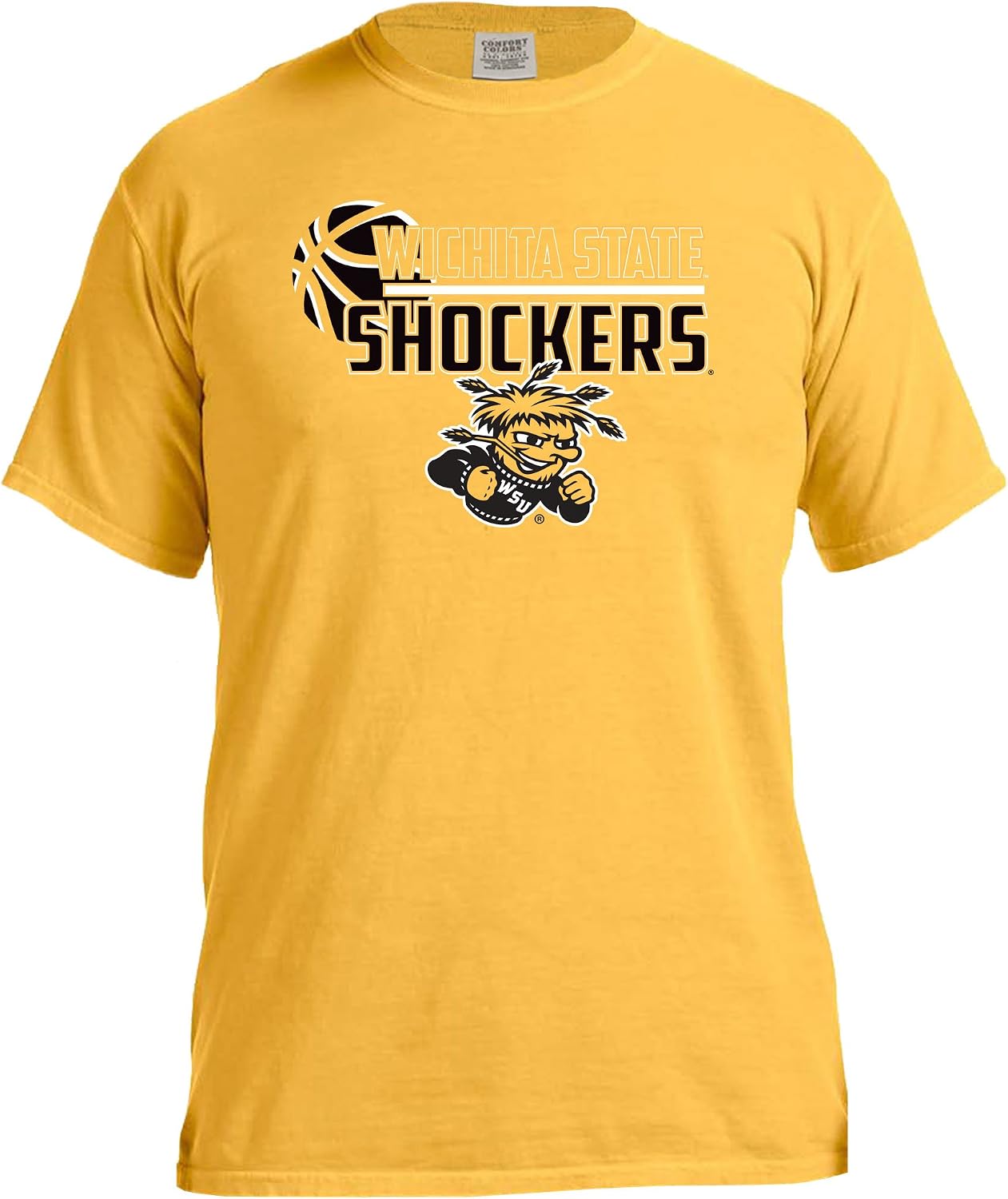 Image One NCAA Basketball Logo Short Sleeve Comfort Color Tee