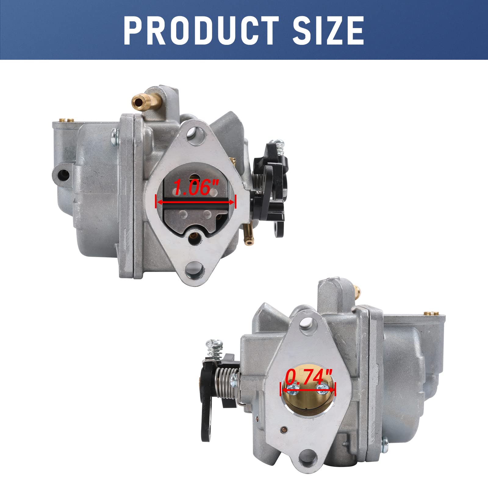 megu　② DICMIC Boat Motor Carburetor Compatible with Nissan Tohatsu
