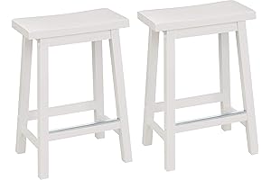Amazon Basics White Counter Stool: Elevate Your Kitchen with Style and Comfort