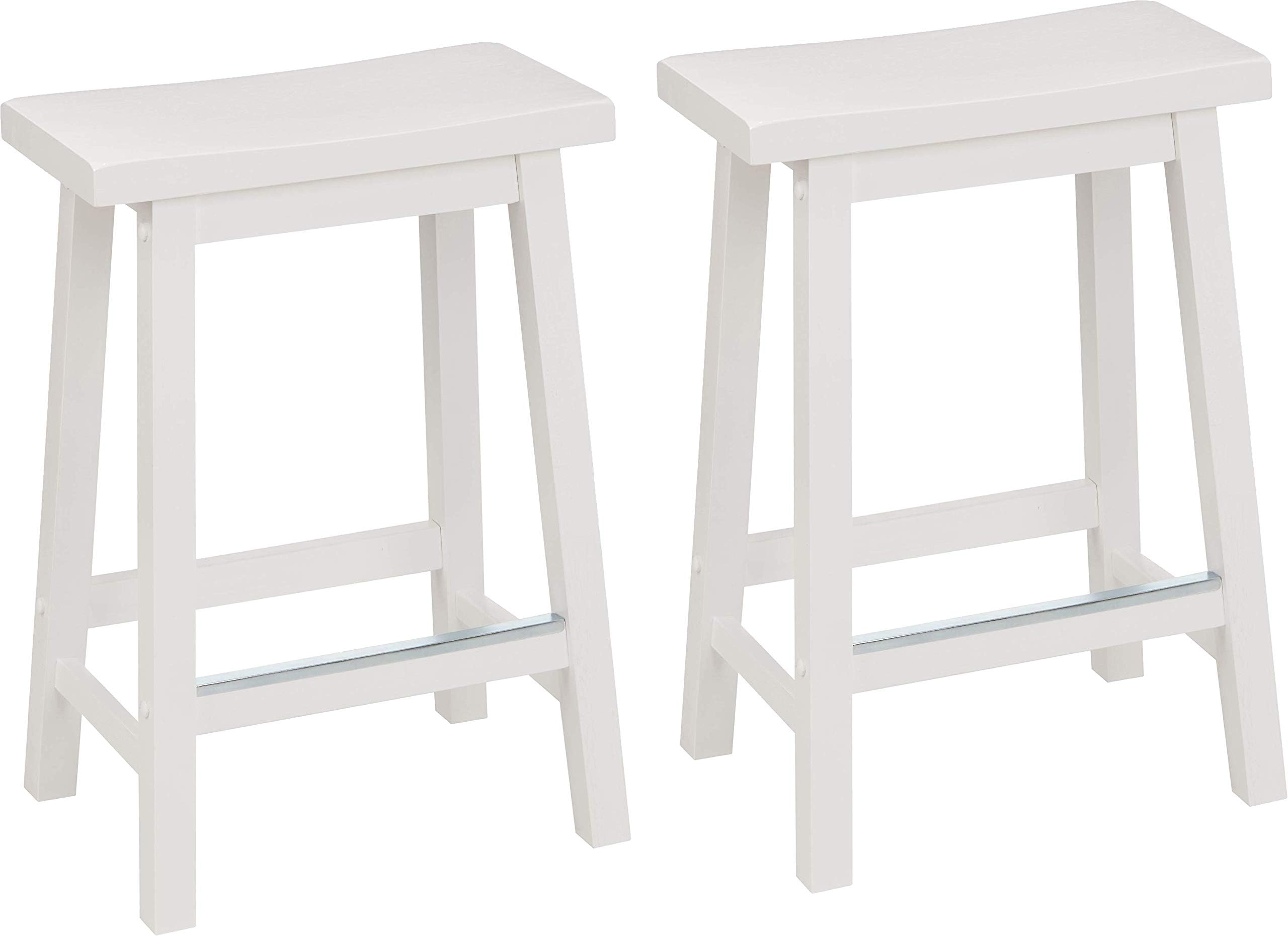 Safavieh Home Collection Aero White 25inch Counter Stool