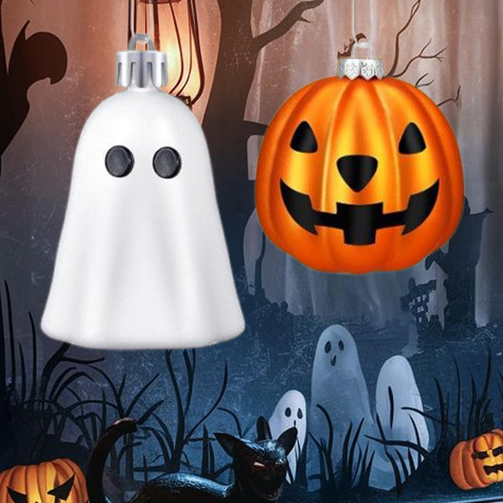 Addobbi Halloween Decorazioni Spettrali A Forma Di E Fantasma Appendibili