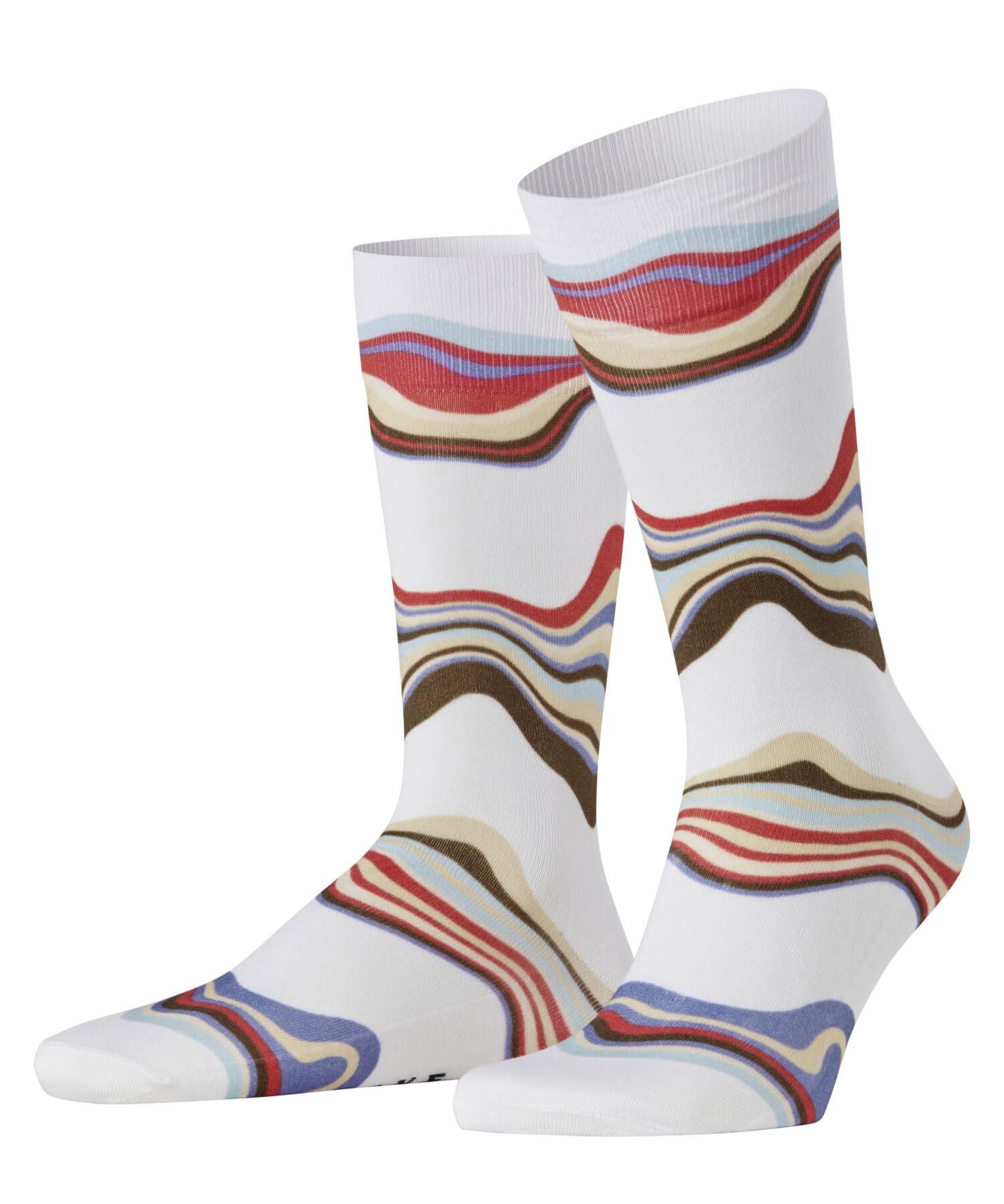 FALKE Men's Malecon M So Cotton Patterned 1 Pair Socks, Beige Cream 2080, 8.5-11