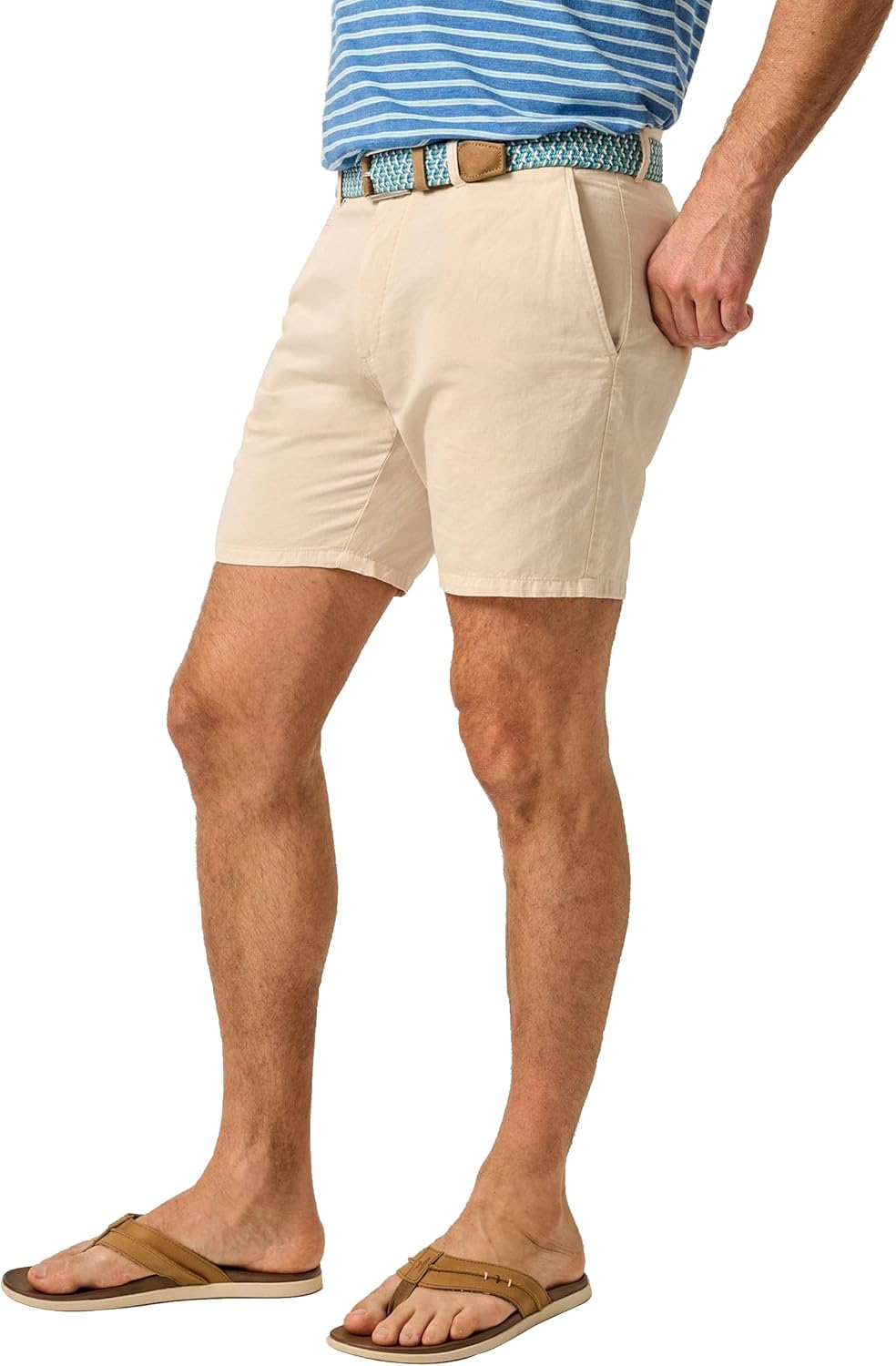 johnnie-O Melrose Cotton Linen Shorts