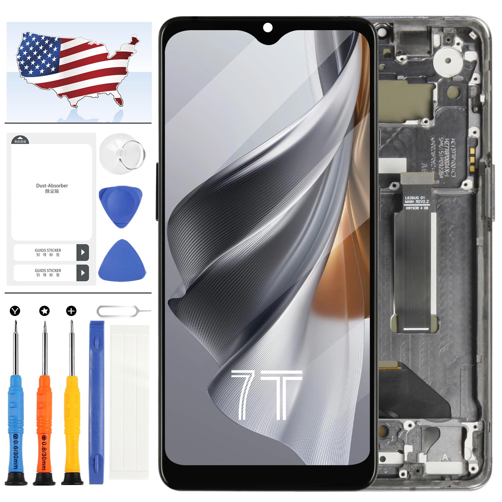 Amazon.com: OLED for OnePlus 7T Screen Replacement for OnePlus 7T