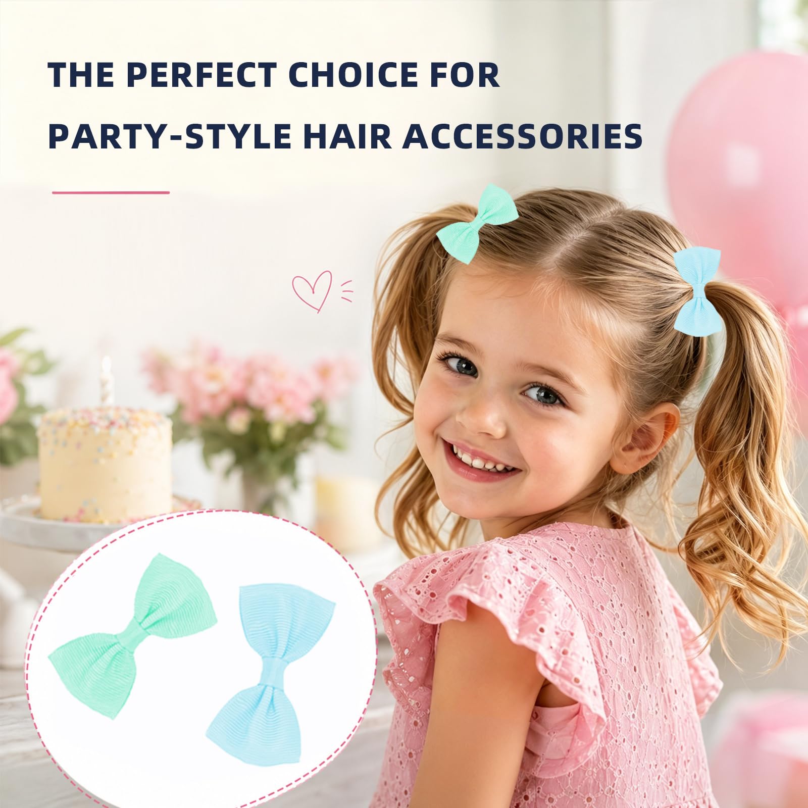 78 Pièces Barettes Cheveux Fille Chouchou Bebe Fille, Petit Elastique Cheveux, Hair Clips Elastique Bebe, Mini Pince pour Bébé, pour Quotidien, Fête, Séance Photo (78 Pièces)
