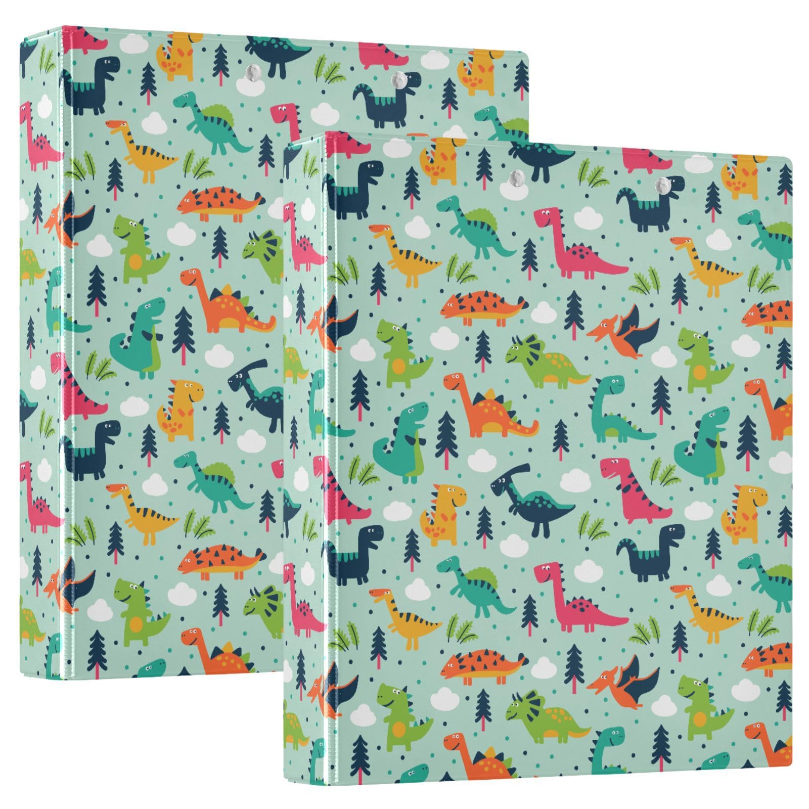 Adorable classeur à 3 anneaux en D avec 200 feuilles pour enfants, fournitures scolaires, femmes, hommes et bureau