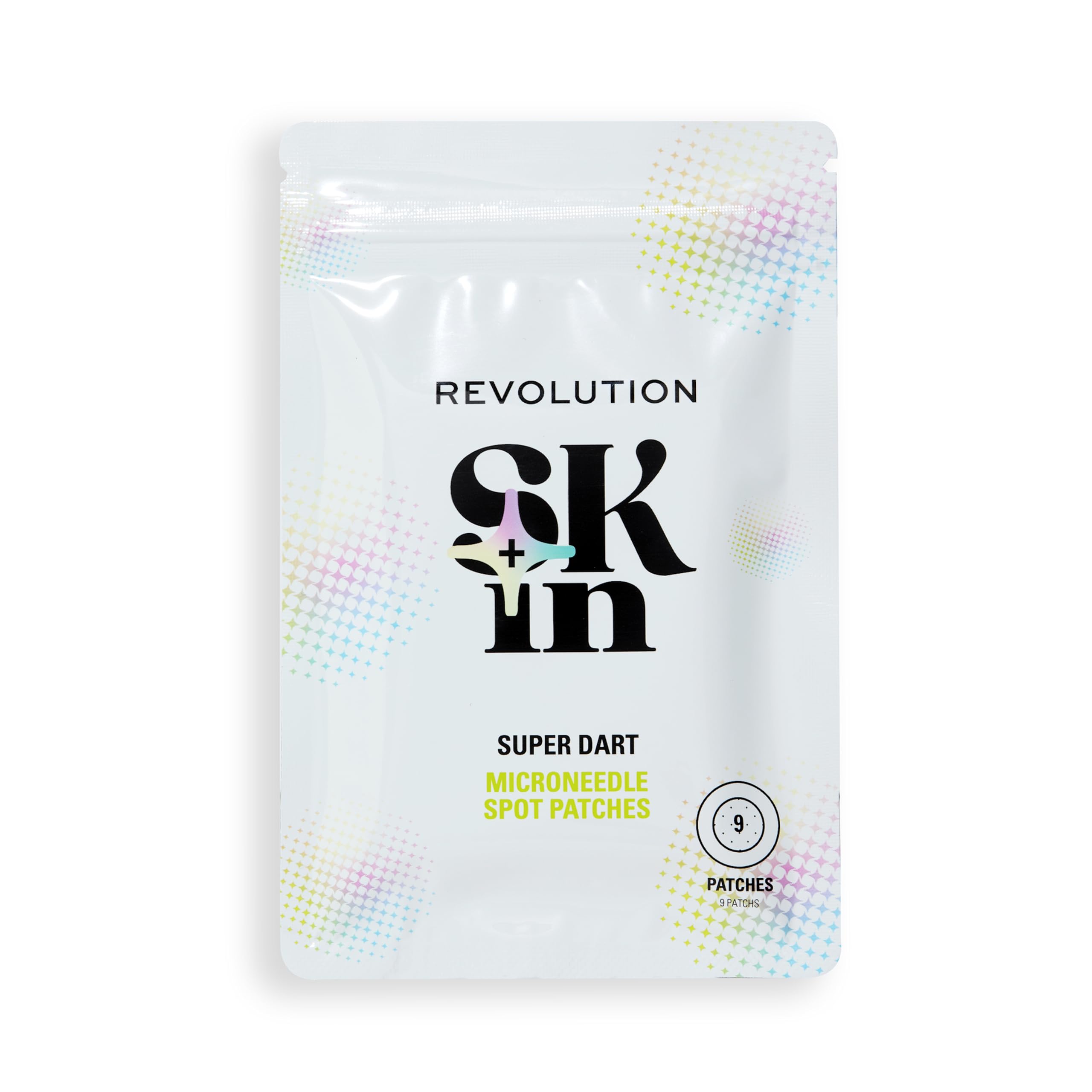 Revolution Skin, Super Dart Microneedle Salicylic Acid Hydrocolloid Spot Patches, Pimple Patches, Vegan & Cruelty-Free, 9 Patches