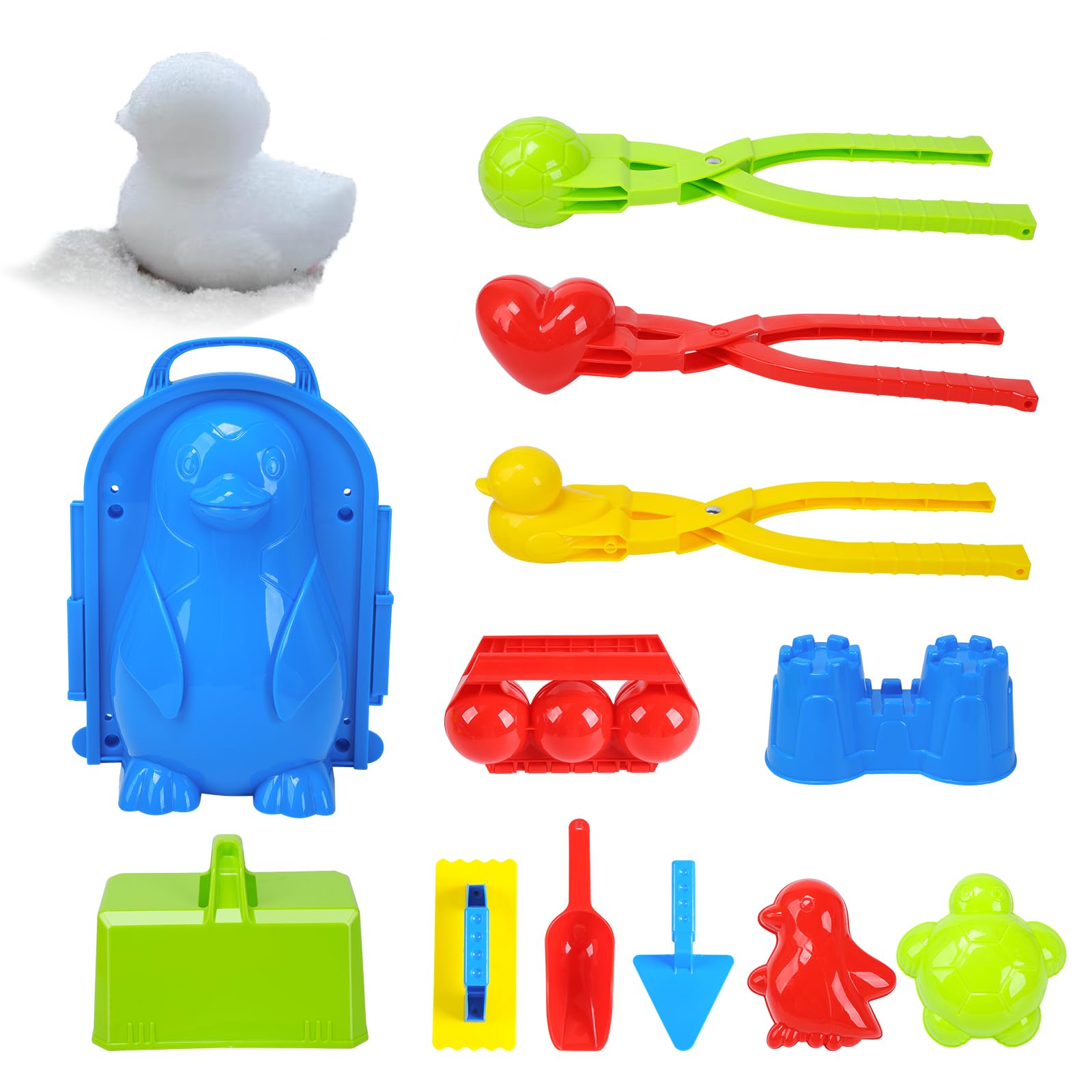 スノーボールおもちゃ　冬の雪合戦　ペンギンダックボール　2個セット Amazon.co.jp: スノーボールのおもちゃ冬の雪合戦にはペンギン
