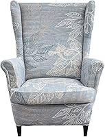 Vista 37 de KRFOONN Fundas para Silla de Ala, 2 Piezas, Fundas Elásticas de Spandex para Silla con Respaldo de Ala, Fundas Protectoras de Muebles 04