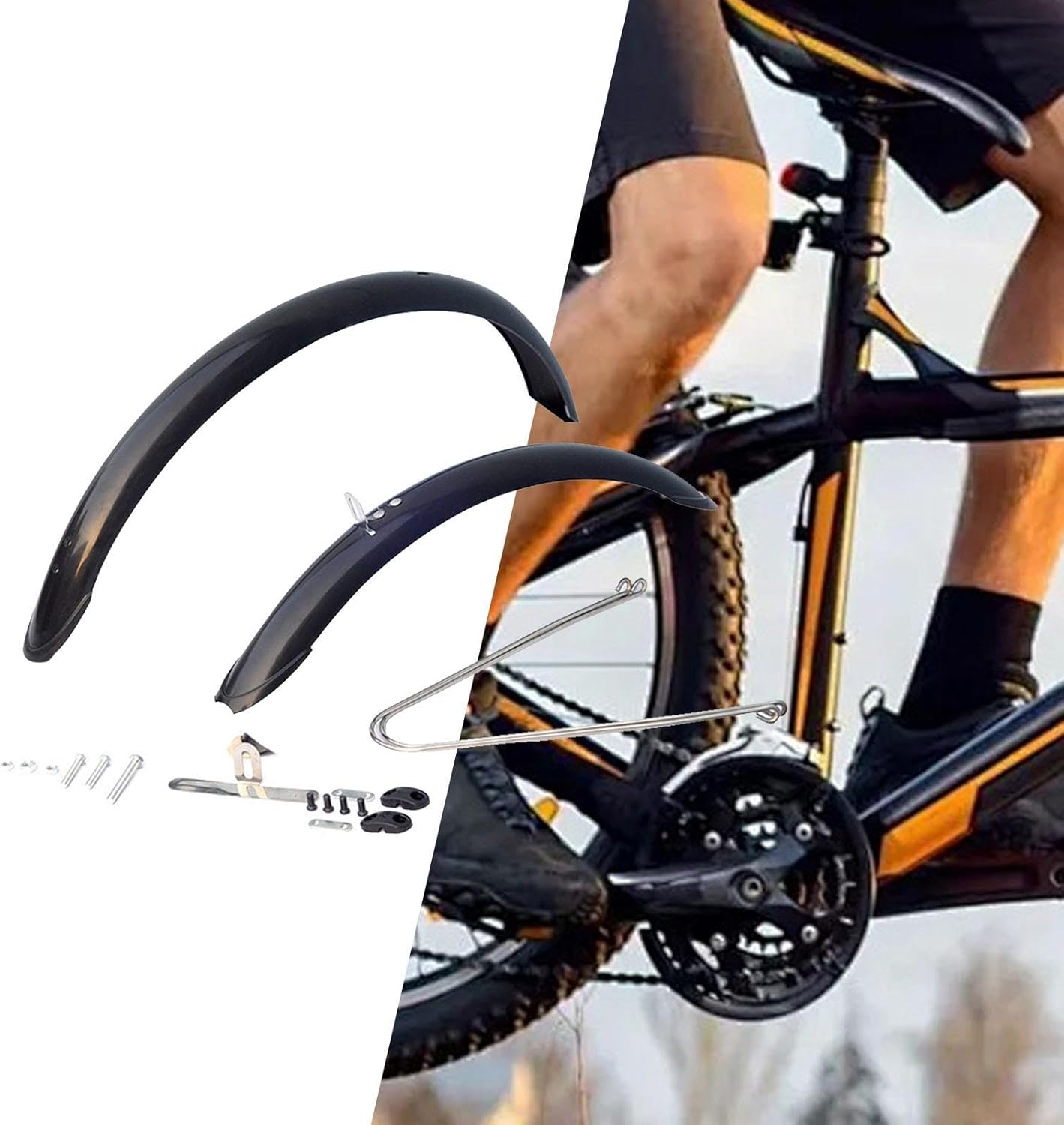 Mountain Bike Mudguards for 20 Inch Tires for Bicycles Fenders