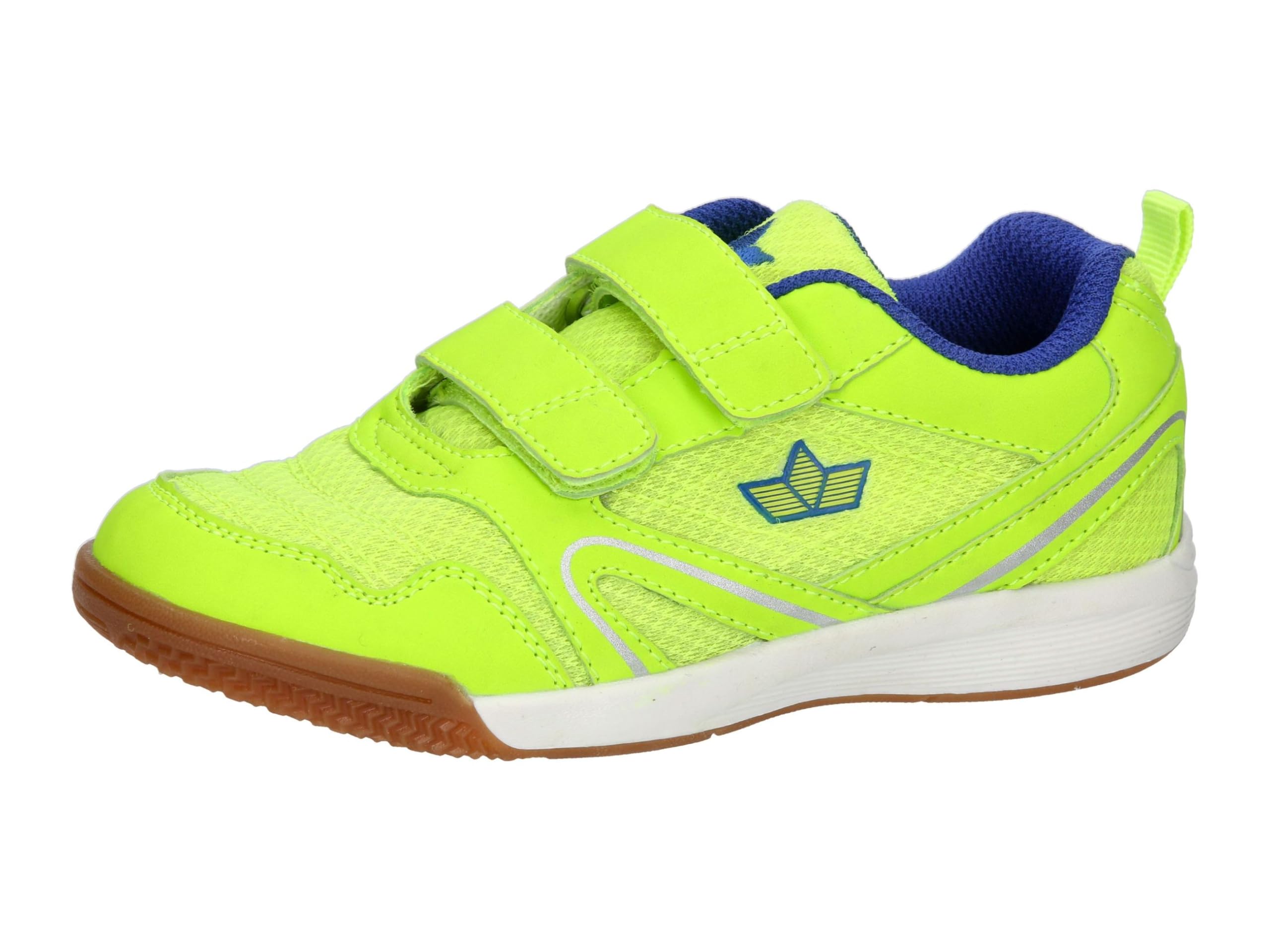 Lico Boulder V Indoor Trainers, Lemon/Blue, 29 EU, Lemon Blue, 10.5 UK Child