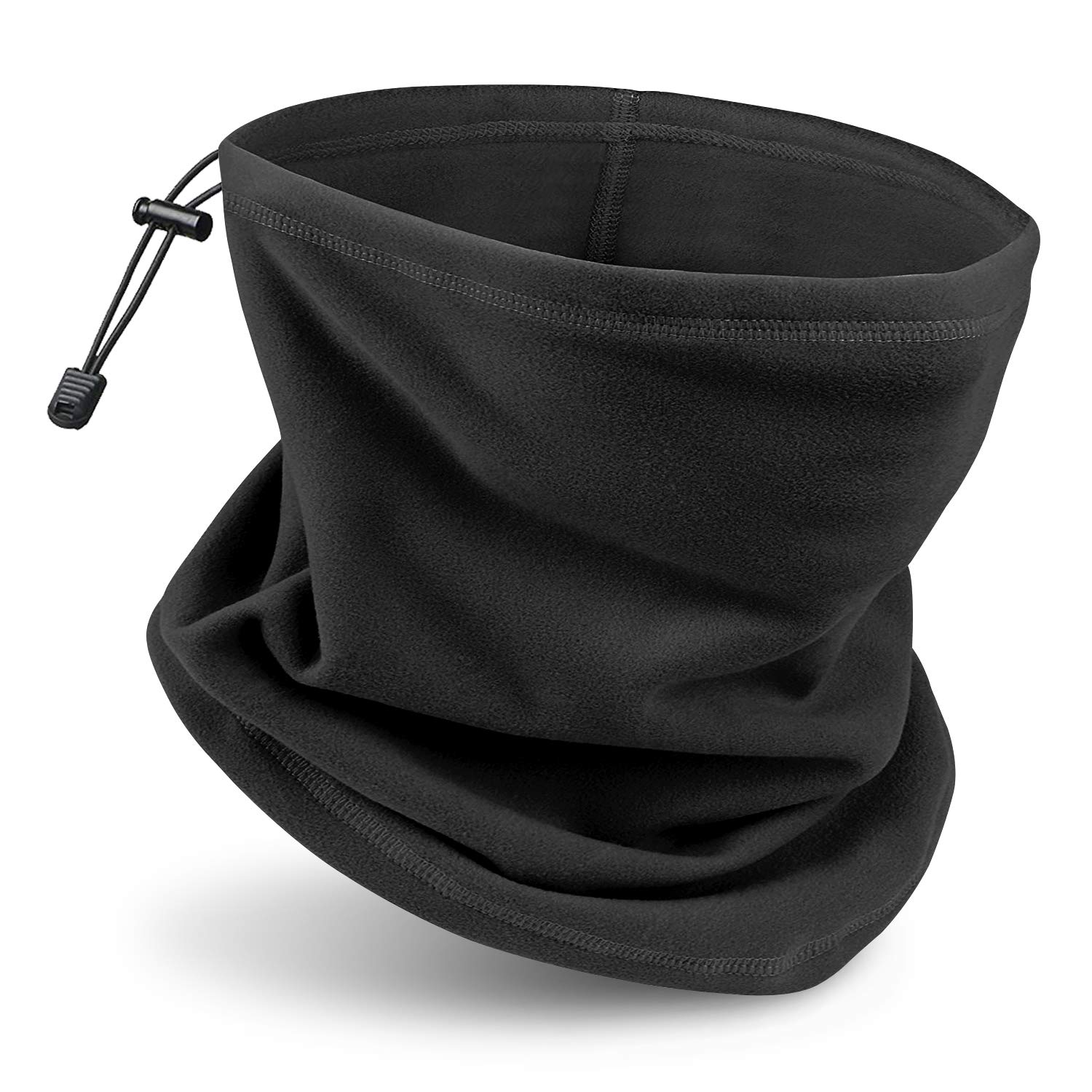 JEEZAO Multifunctional Polar Fleece Snood Neck Warmer Gaiter Unisex Thermal Windproof Loop Scarf Balaclava for Cycling Ski Motorbike Running