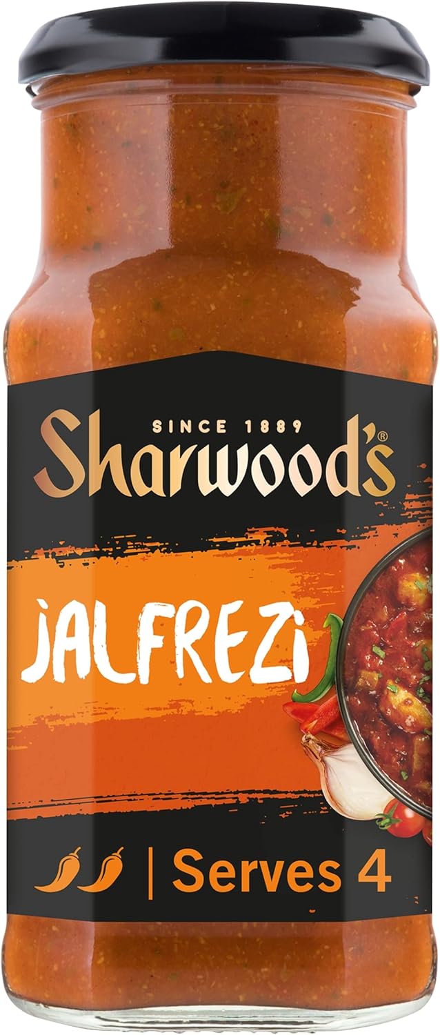 Sharwood's Jalfrezi Medium Curry Cooking Sauce, 420 g Jar (Pack of 1) Amazon.co.uk Grocery