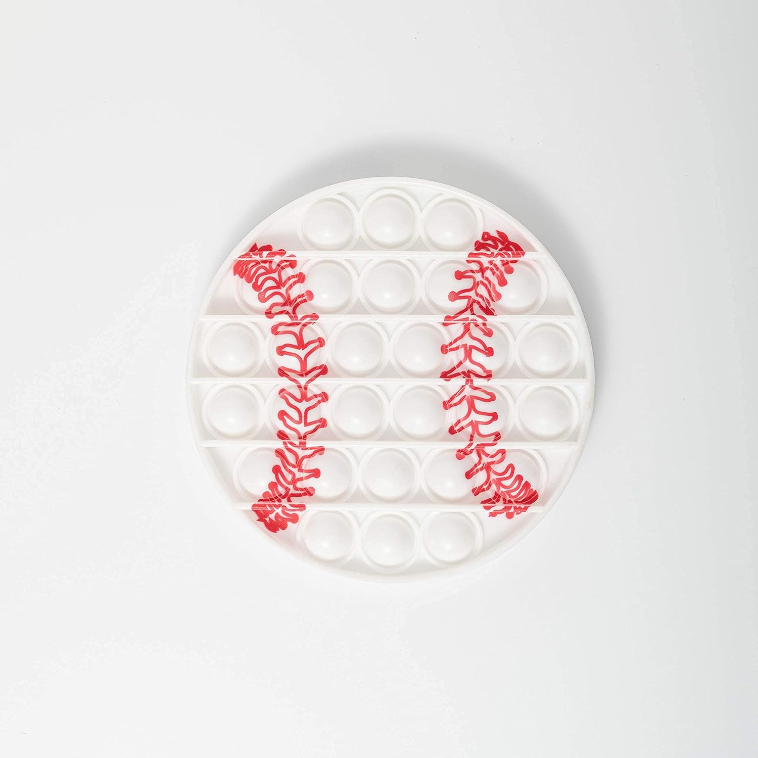 Redding Co Push Bubbles Pop Fidget Toy | ADHD Anxiety Focus Boys Girls Children Stress Relief Silicone Squeeze Toy | Kids Birthday Party Favor Holiday X-Mas Gift Idea Toy (Baseball 3-Pack) : Toys & Games