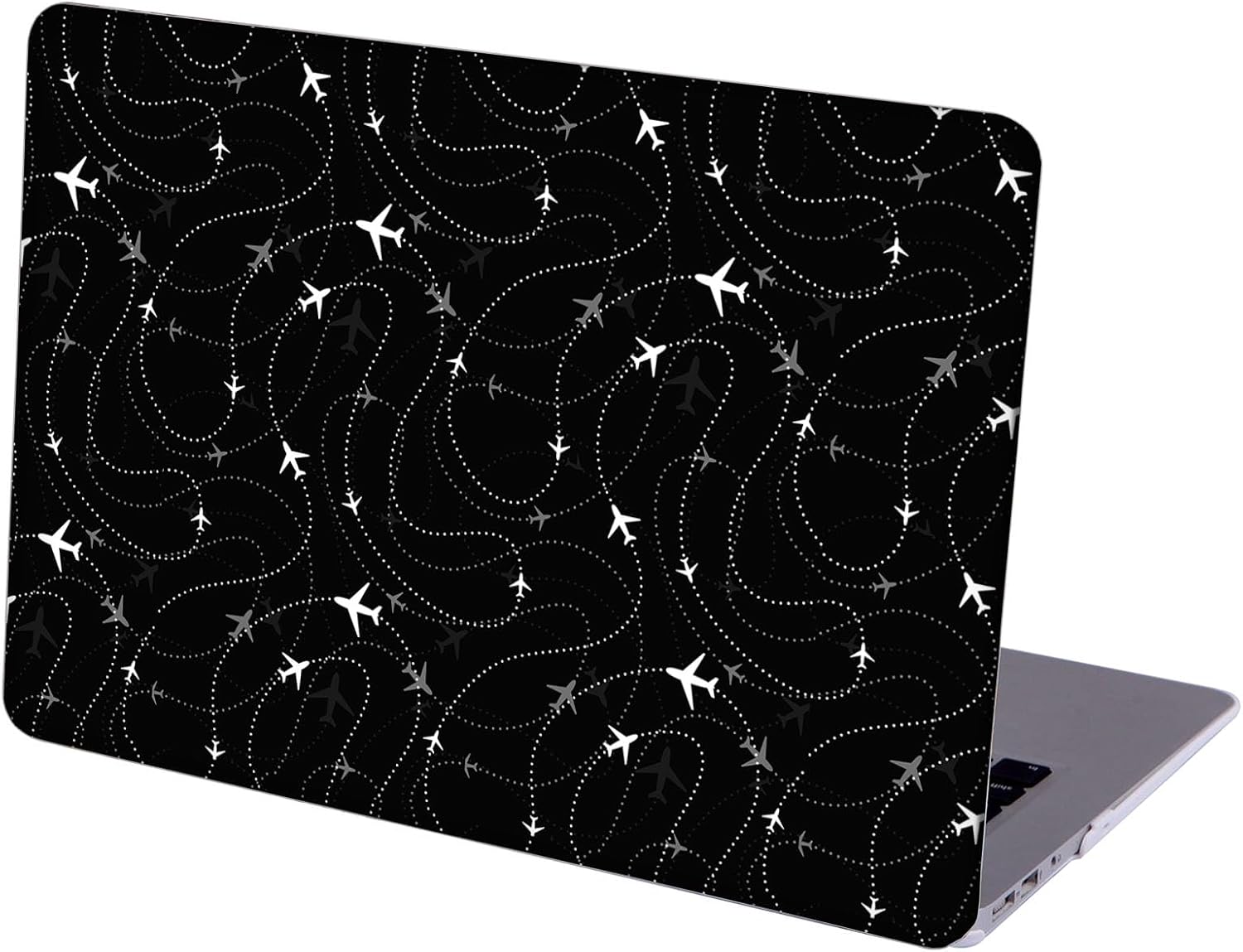 Compatible with MacBook Neo 13-inch, Hard Shell Case with Keyboard Cover and Screen Protector (A3404 A18 Pro chip, 2026 Release) - Airplanes MD8510