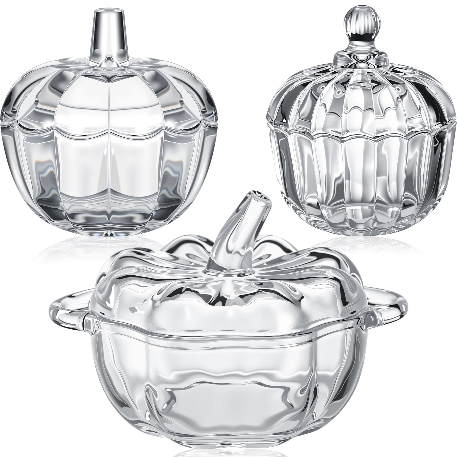 Pots à bonbons en verre anti-poussière, bocaux hermétiques pour table d'Halloween